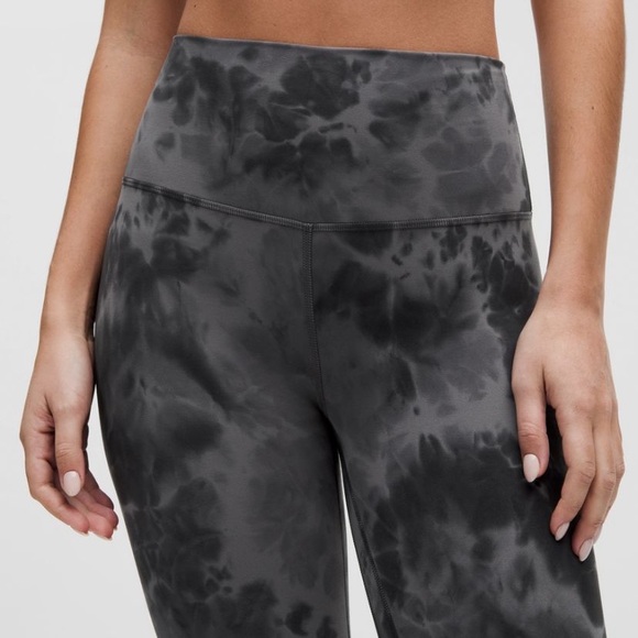 Lululemon Align High Rise Pants 25” Size 8 Diamond Dye Grey - Picture 7 of 9